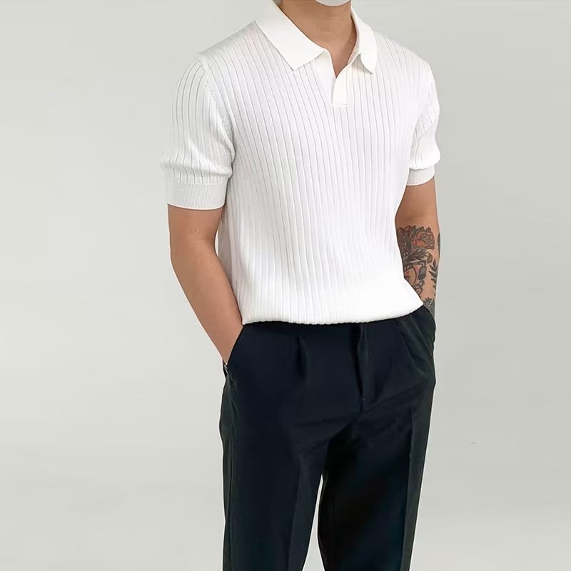 Polo clásico de hombre con cuello