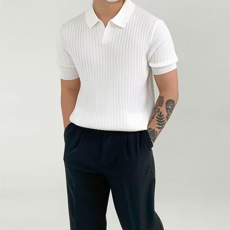 Polo clásico de hombre con cuello
