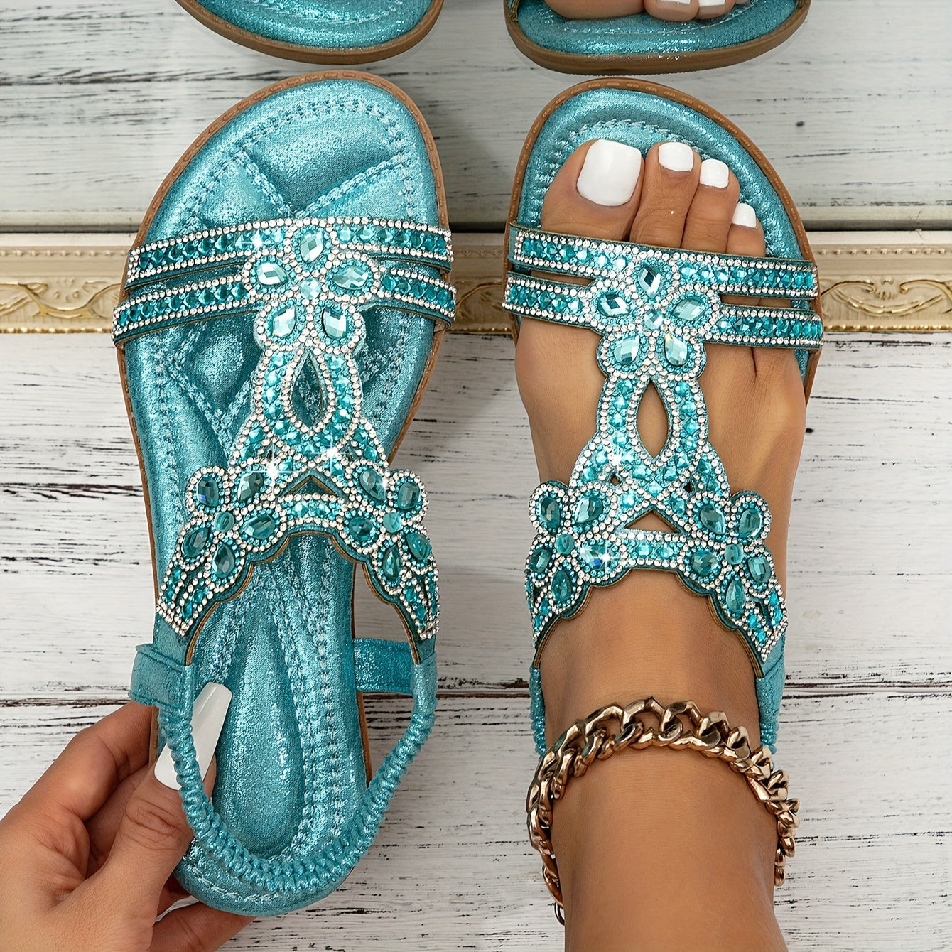 Boho - Sandalias ortopédicas de estilo boho
