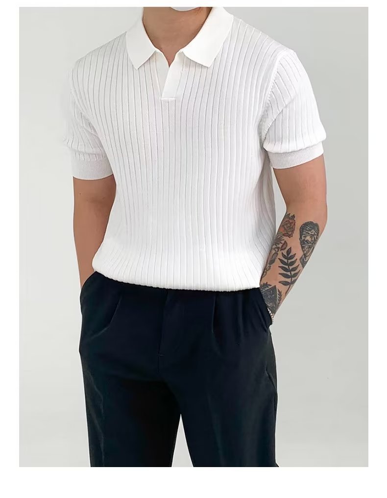 Polo clásico de hombre con cuello