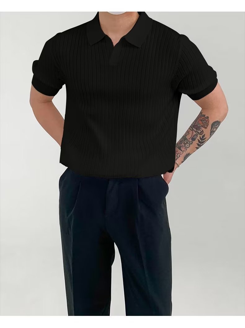 Polo clásico de hombre con cuello