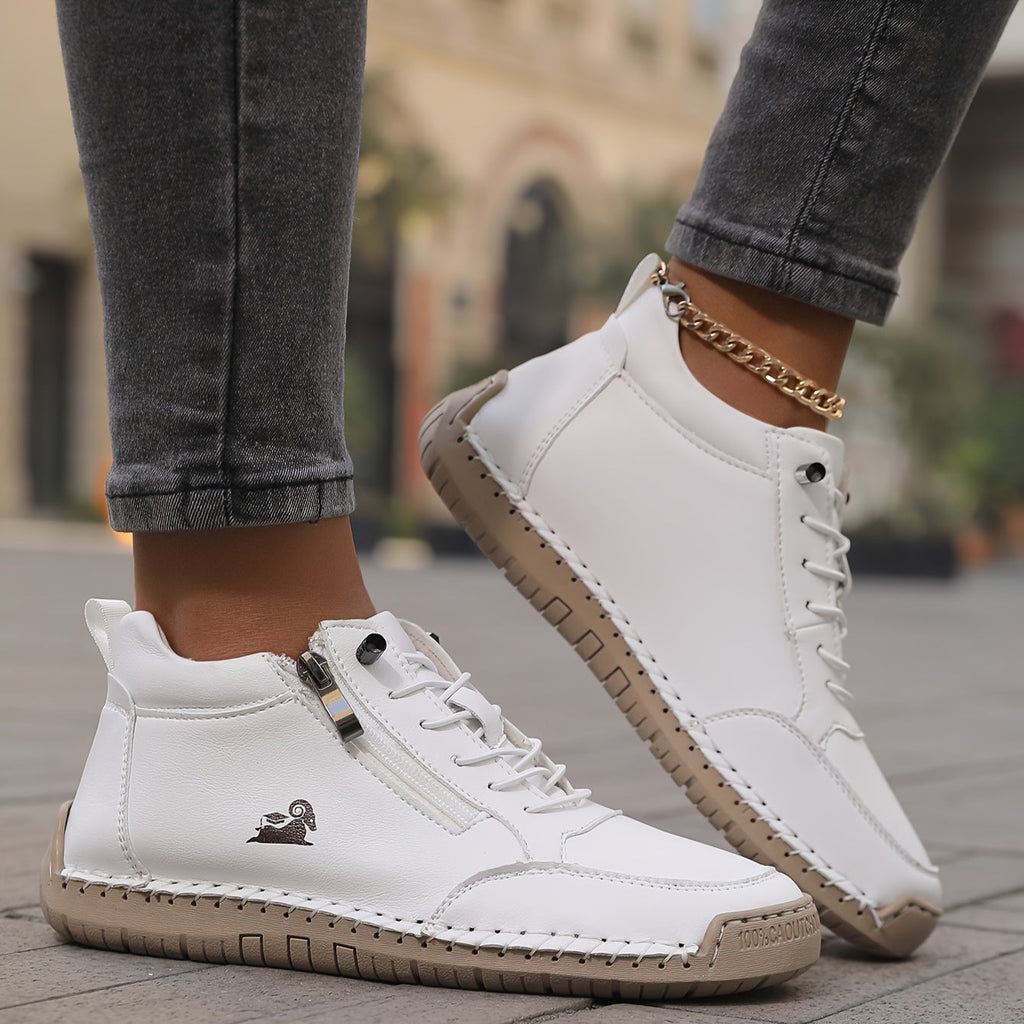 Mila: cómodas zapatillas ortopédicas con cremallera