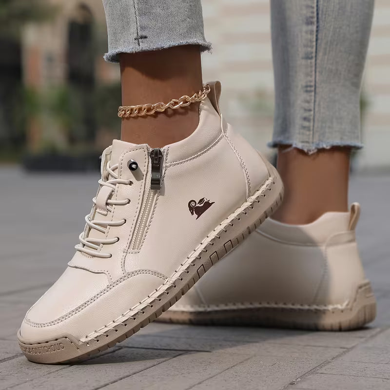 Mila: cómodas zapatillas ortopédicas con cremallera