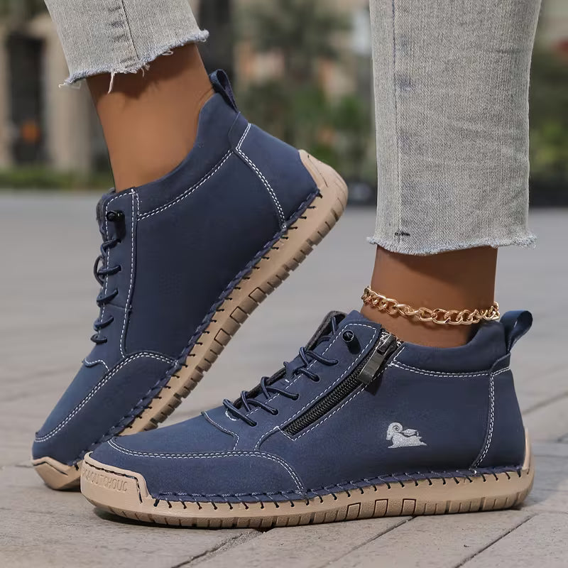 Mila: cómodas zapatillas ortopédicas con cremallera