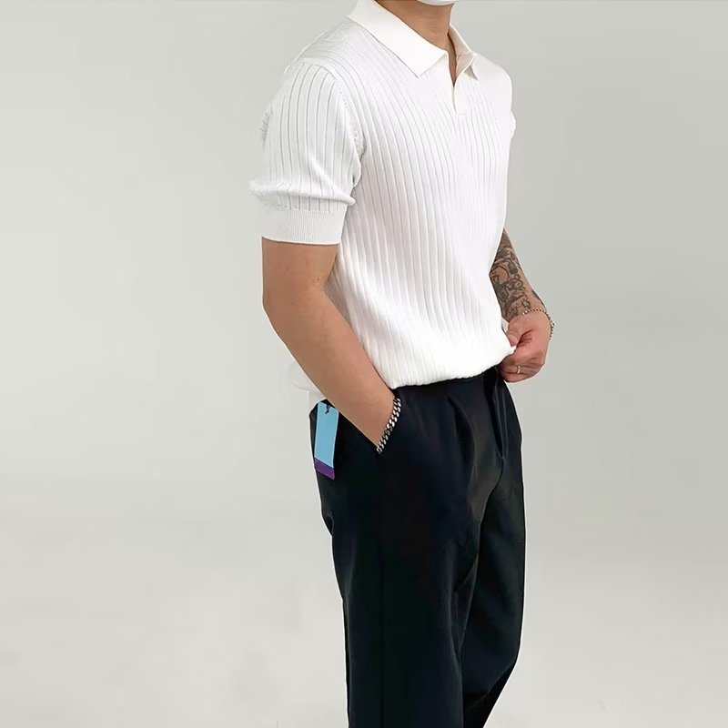 Polo clásico de hombre con cuello