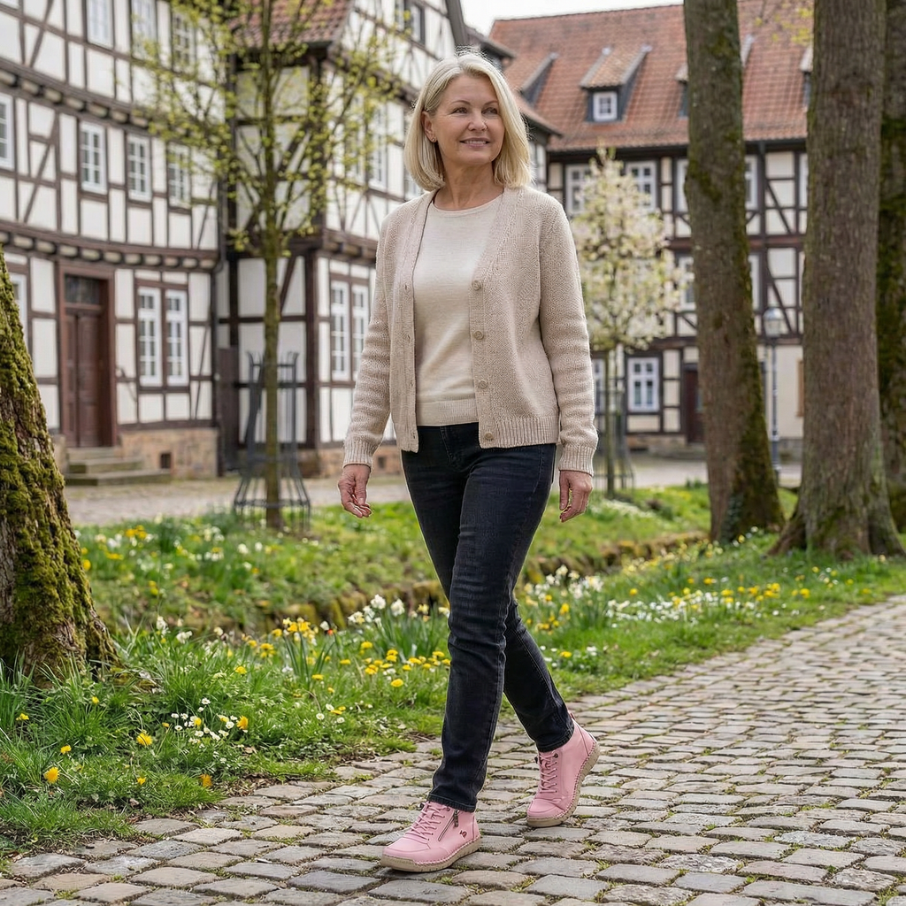Mila: cómodas zapatillas ortopédicas con cremallera