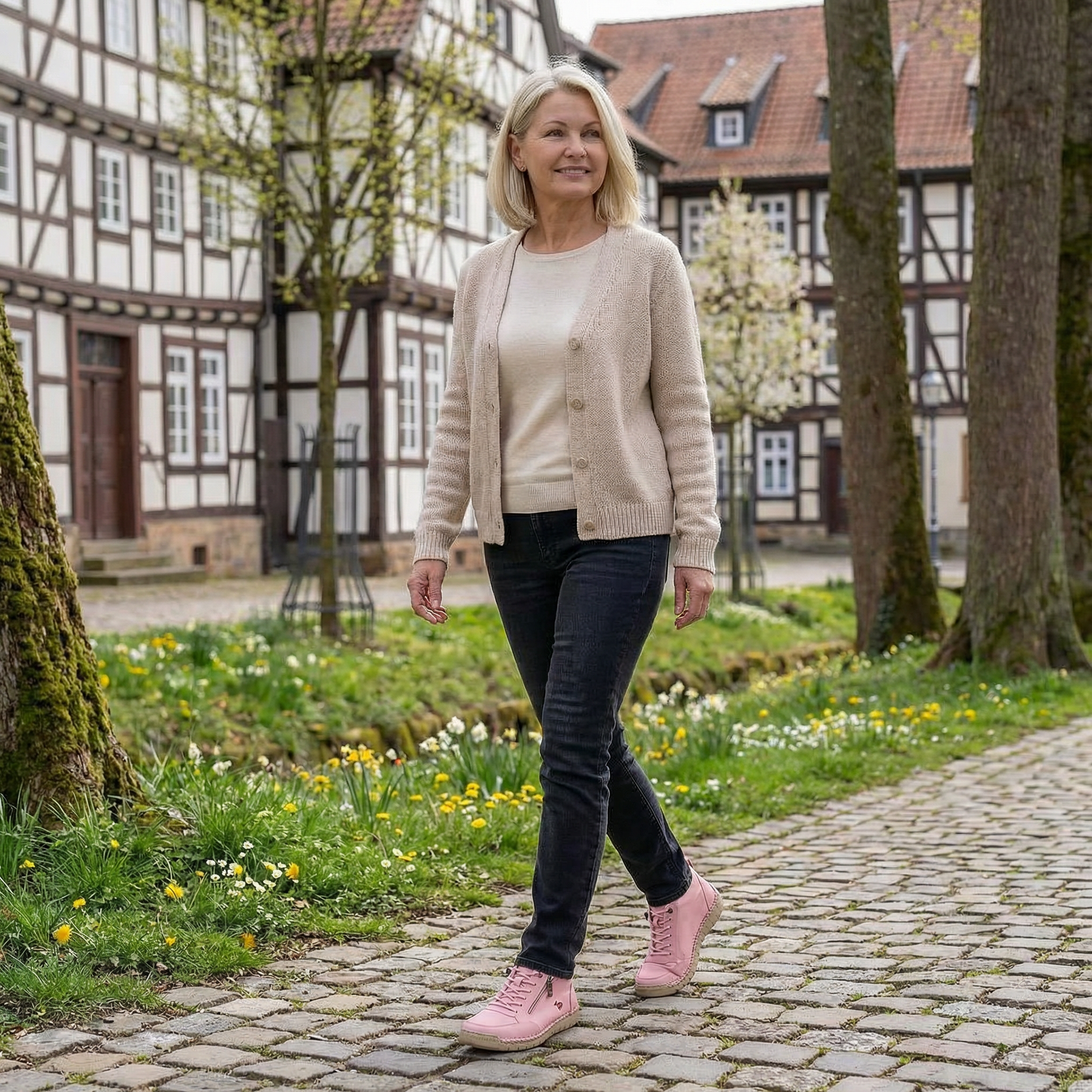 Mila: cómodas zapatillas ortopédicas con cremallera