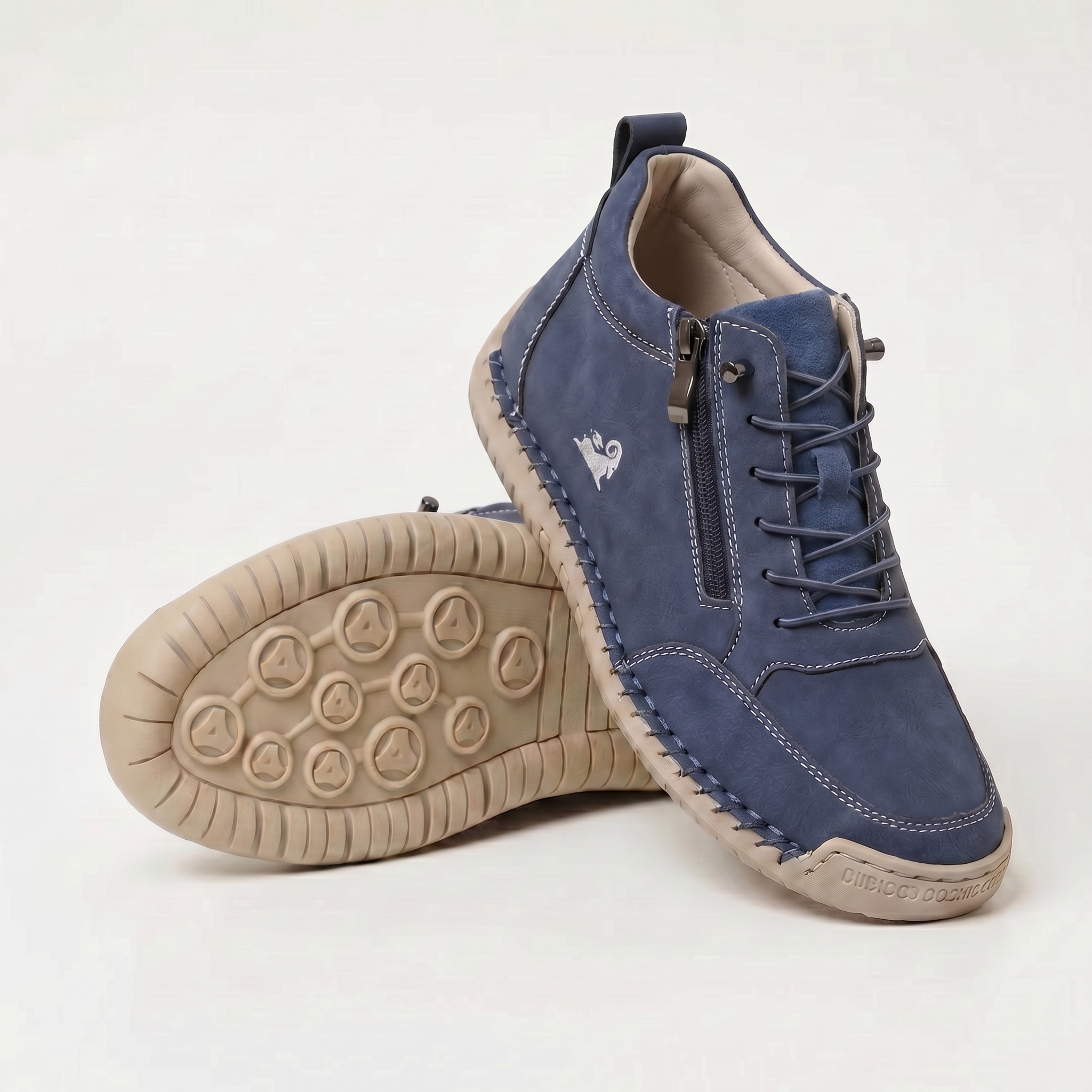 Mila: cómodas zapatillas ortopédicas con cremallera