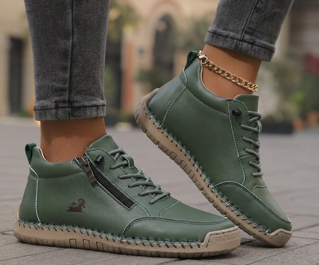 Mila: cómodas zapatillas ortopédicas con cremallera