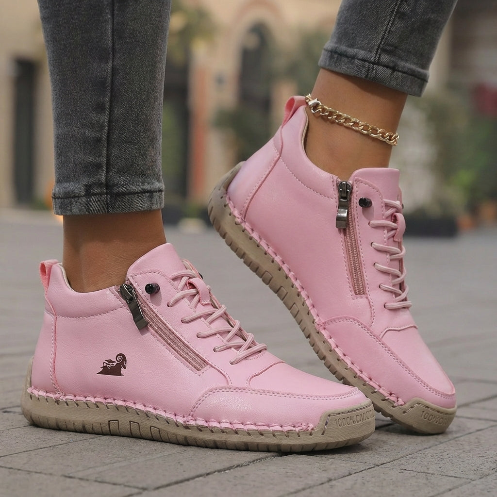 Mila: cómodas zapatillas ortopédicas con cremallera